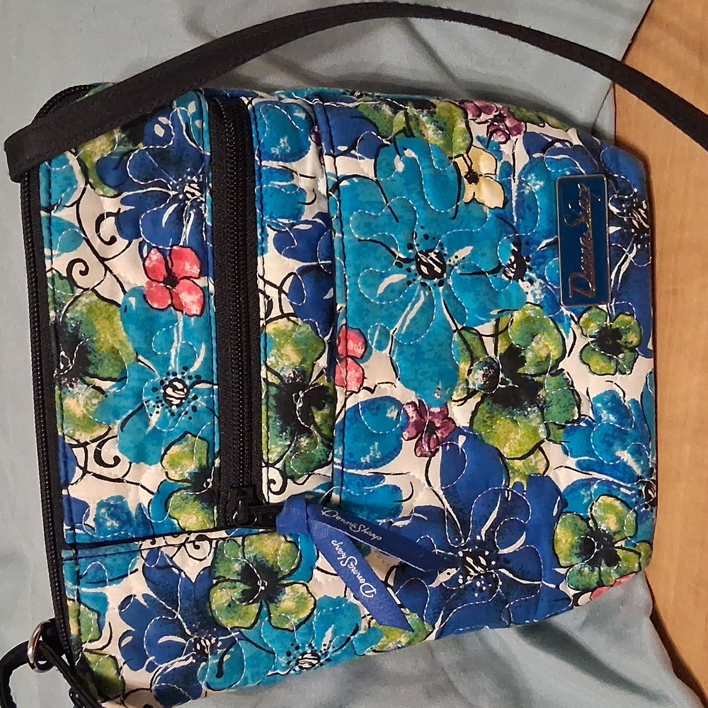 Donna Sharp Blue Floral Bag